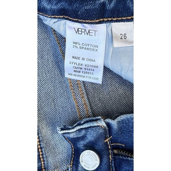Vervet By Flying Monkey Amber Mid-Rise Skinny Jeans for Women - Size 26 - Picture 7 of 16